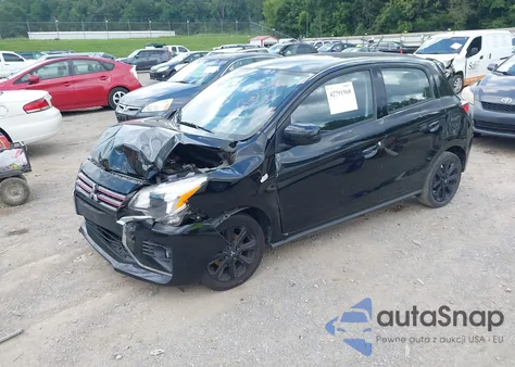 2022 Mitsubishi Mirage Black Edition/Se из США, поврежденный, VIN ML32AWHJ7NH005410